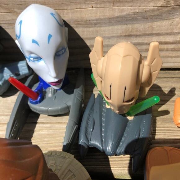 McDonalds Star Wars Clone Wars Bobblehead Toys 2008 Large Lot Collectibles READ - Picture 5 of 12